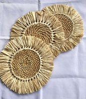 Raffia Natural Coaster