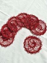 4" Abaca Coaster