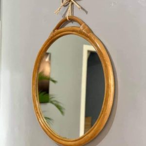 Claire Rattan Round Mirror