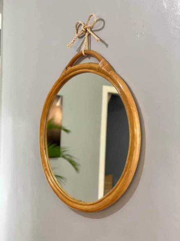 Claire Rattan Round Mirror