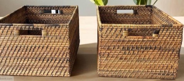 Nito Rattan Storage Box - Image 3
