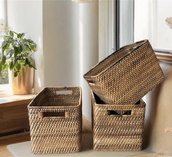 Nito Rattan Storage Box
