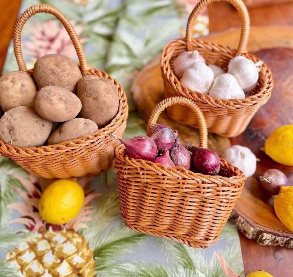 Hand Woven Storage Basket - Image 2