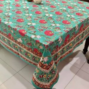 Hand block Table Cloth 6 Seaters