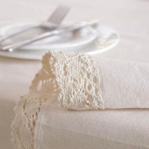 Cotton Linen Table Cloth 8 seaters
