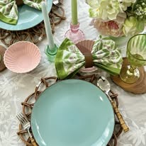 ARCTIC BLUE PLATE with RIM
