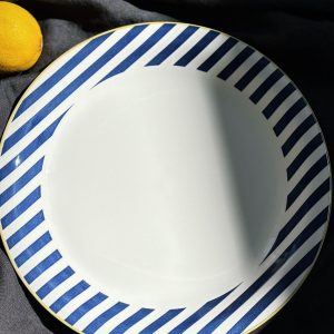 BLUE STRIPE PLATE