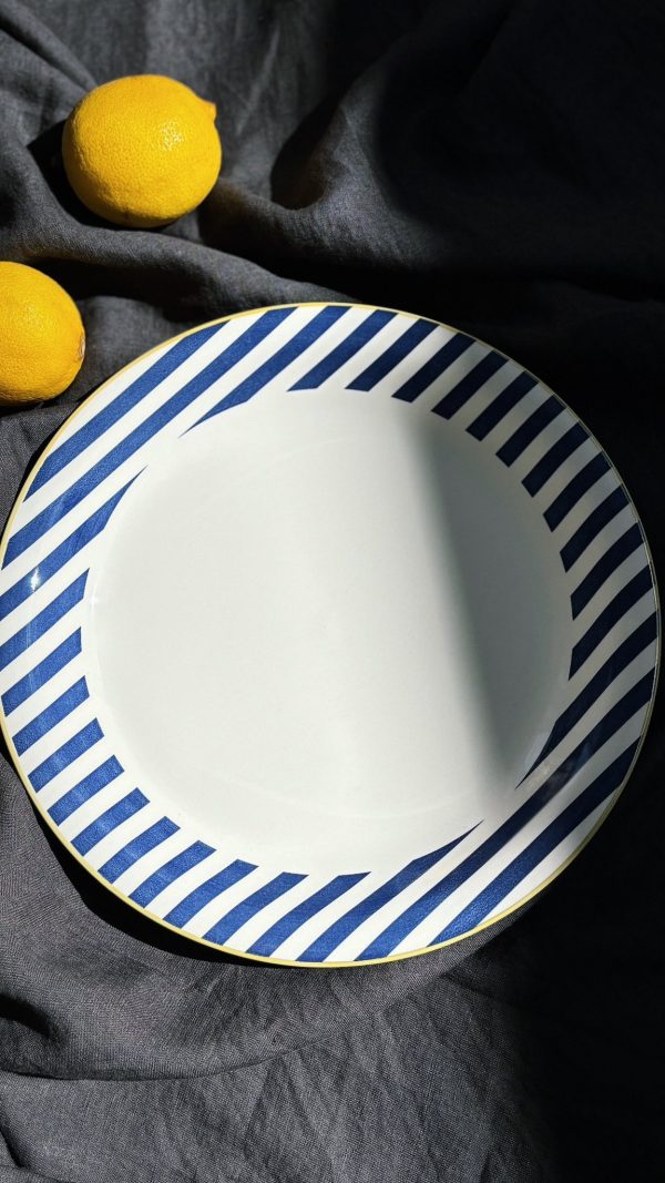 BLUE STRIPE PLATE