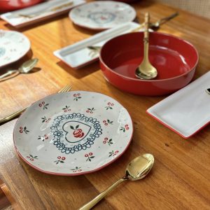 PORCELAIN CHERRY PLATE