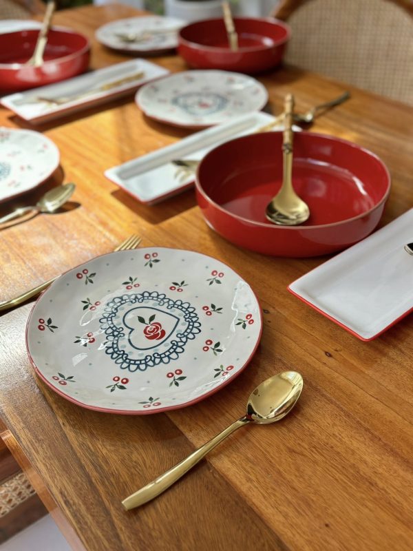 PORCELAIN CHERRY PLATE